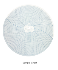 Partlow Circular Chart, 0-1200, 7 Day, 10 divisions, Box of 100, 00213816