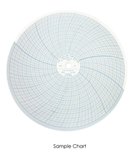 Partlow Circular Chart, 150-350, 24 Hr, 2 divisions, Box of 100, 00213882