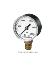 Ashcroft Type 1005 Commercial Pressure Gauge 0-600 PSI 20-W-1005-H-02L-600#