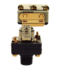Barksdale Series E1S Dia-Seal Piston Pressure Switch, Stripped, Single Setpoint, 0.5 to 30 In Hg Vacuum, E1S-H-VAC-F2-V