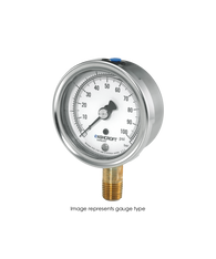 Ashcroft Type 1009 Stainless Steel Duralife Pressure Gauge 0-600 PSI 25-1009-AW-02L-600#