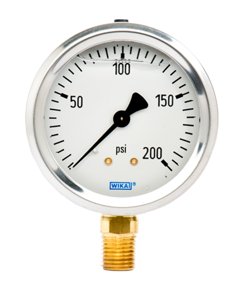 WIKA Type 213.53 Utility Pressure Gauge 0-200 PSI 9767088