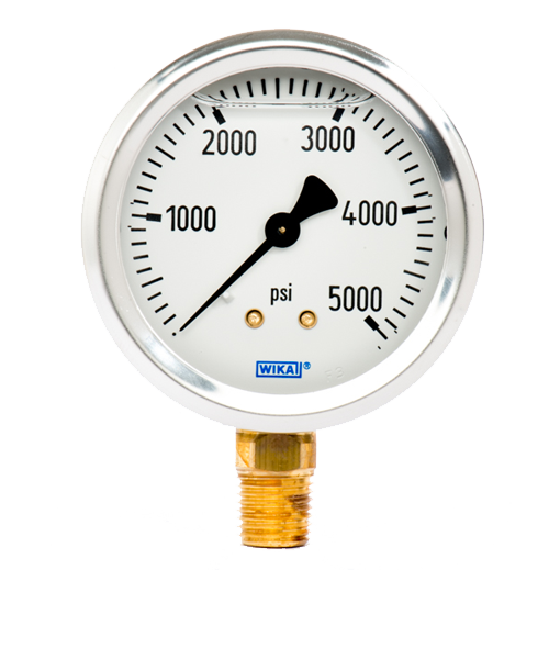 WIKA Type 213.53 Utility Pressure Gauge 0-5000 PSI 9767169