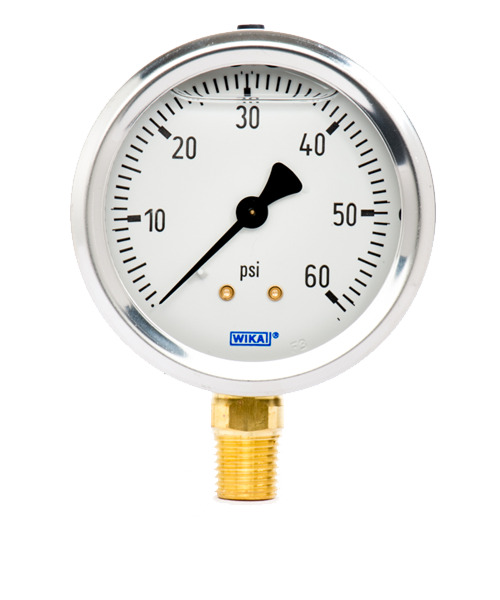 WIKA Type 213.53 Utility Pressure Gauge 0-60 PSI 9767053