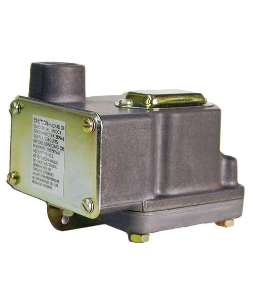 Barksdale Series D1T Diaphragm Pressure Switch, Housed, Single Setpoint, 0.4 to 18 PSI, D1T-A18SS-CS