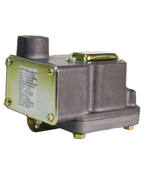 Barksdale Series D2T Diaphragm Pressure Switch, Housed, Dual Setpoint, 0.4 to 18 PSI, D2T-M18SS-TC