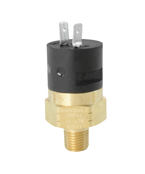 Barksdale Series CSP Compact Pressure Switch, Single Setpoint, 3 to 7 PSI, CSP11-31-13B