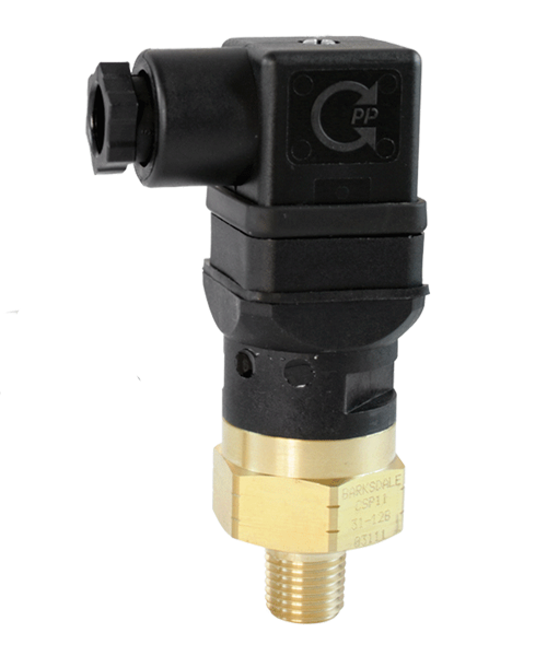 Barksdale Series CSP Compact Pressure Switch, Single Setpoint, 7.3 PSI Falling Factory Preset CSP2-31-42B-7.3F