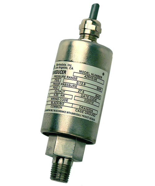 Barksdale Series 425 General Industrial Pressure Transducer, 0-10000 PSI, 425H3-18-W240