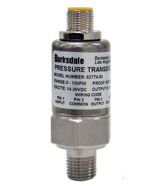 Barksdale Series 600 OEM Pressure Transducer, 0-413.7 Bar, 625T4-16-P9-Z15Z21