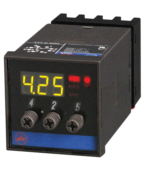 ATC 425A Adjustable 1/16 DIN LED Digital Display Timer, 425A-300-Q-20-M-X