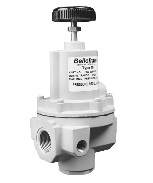 Bellofram Type 78 High Flow Regulator, 3/8" NPT, 0-30 PSI, 960-326-000