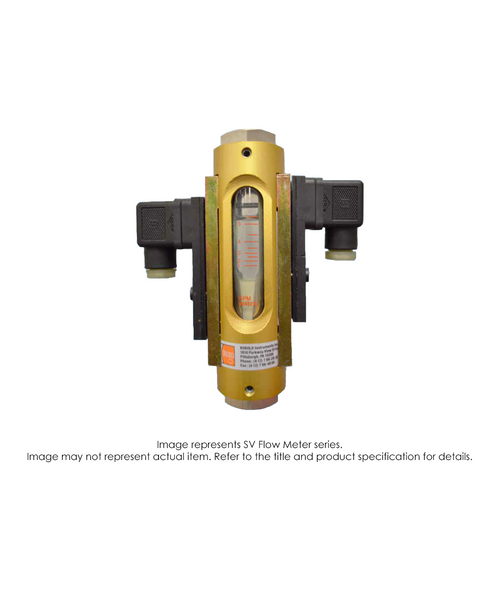 SV Float Type Flow Meter, 3/4" NPT, 0.5-6.6 GPM SV-5109