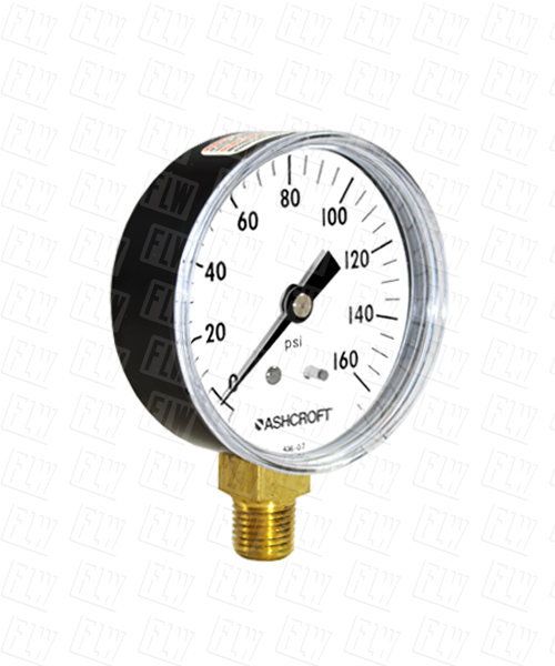 Ashcroft Type 1005 Commercial Pressure Gauge 0-160 PSI 35-W-1005-H-02L-160#