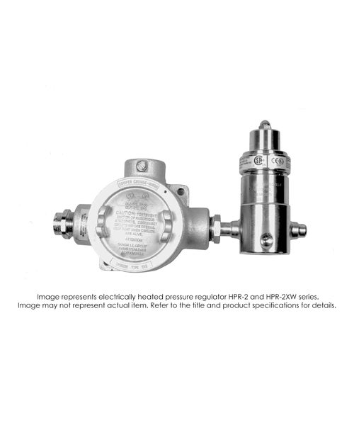 H2 Electrically Heated Vaporizing Pressure Regulator, SS316L, 0-50 PSIG H2-1D33A3E4111