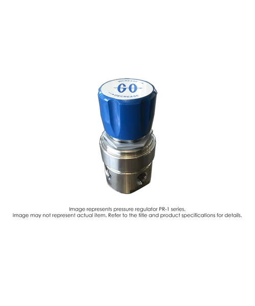 PR1 Pressure Regulator, Single Stage, SS316L, 0-100 PSIG PR1-1M11H3G111