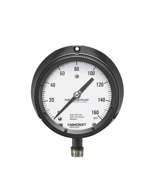 Ashcroft Type 1279 Duragauge Pressure Gauge 0-100 PSI 45-1279-A-S-02L-100#