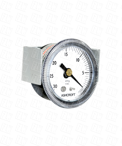 Ashcroft Type 1001T Commercial Pressure Gauge 0-30 in Hg Vacuum 15-W-1001T-H-01B-XUC-30IMV