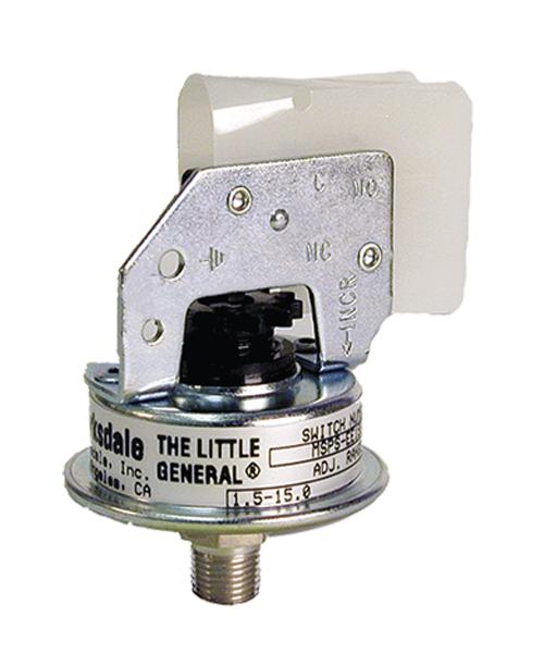 Barksdale Series MSPS Industrial Pressure Switch, Stripped, Single Setpoint, 10 to 100 PSI, MSPS-MM100SS