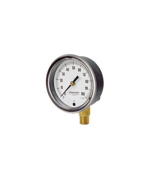 Ashcroft Type 1490 Low Pressure Diaphragm Gauge 0-200 in H2O Vacuum 25-1490-A-02L-200IWV