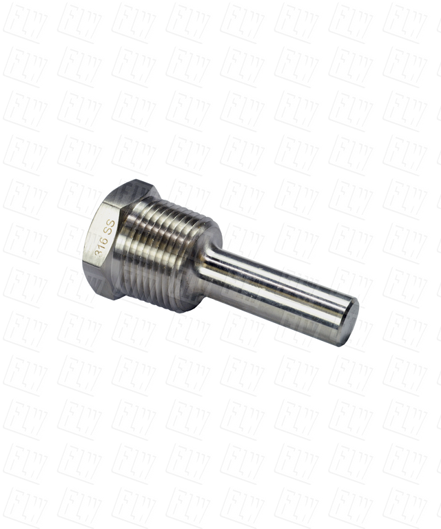 Ashcroft 75W0162SM260S Ashcroft Thermowell Stem Connection 2 1/2 in