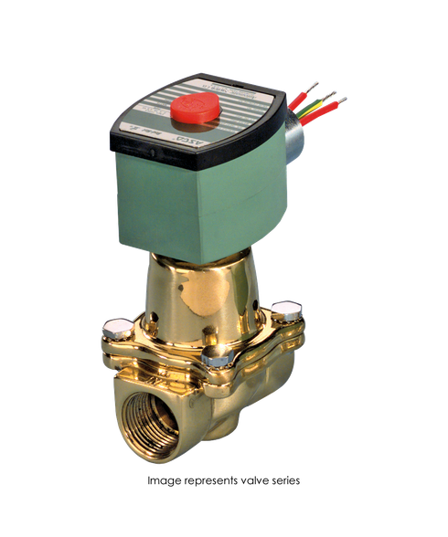 ASCO Series 8222 2-Way Solenoid Valve 8222G002LT 120/60, 110/50