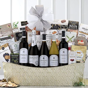 Sterling Vintner's Collection: Gourmet Wine Gift Basket