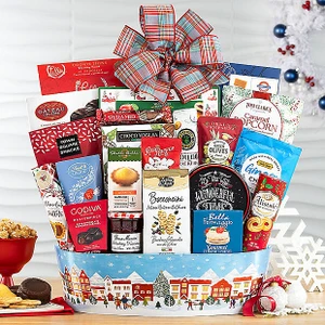 Festive Delights: Christmas Holiday Gift Basket