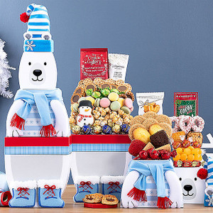 Polar Bear Treats: Christmas Holiday Gift Tower