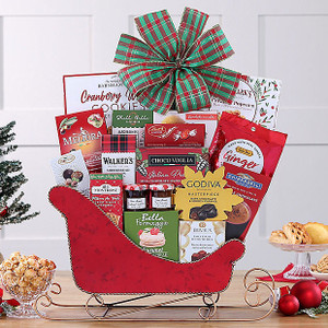 Sleigh of Sweets: Holiday Gift Basket