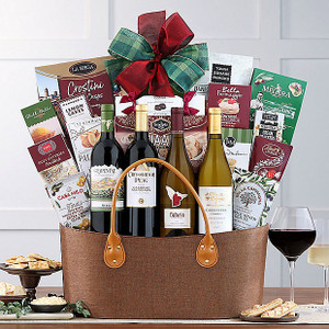 California Wine Quartet: Gourmet Gift Basket California Wine Quartet: Gourmet Gift Basket