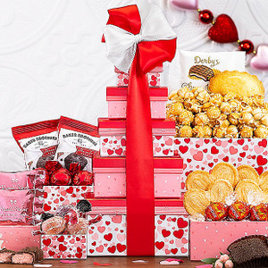 Tower of Hearts: Valentine's Day Gift Tower