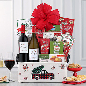 Oh What Fun: Holiday Wine Gift Basket