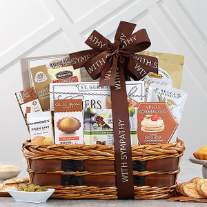 With Sympathy Traditions: Gourmet  Gift Basket