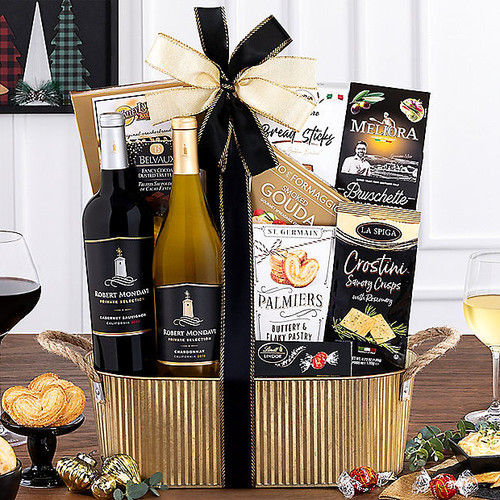 Robert Mondavi Private Selection Duet: Wine Gift Basket