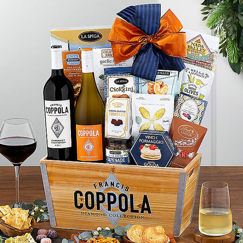 Francis Ford Coppola Duet: Gourmet Wine Gift Basket