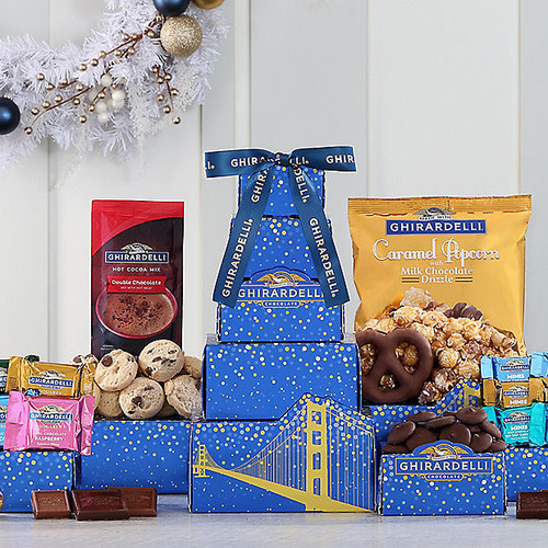 Ghirardelli Chocolate: Gourmet Gift Tower