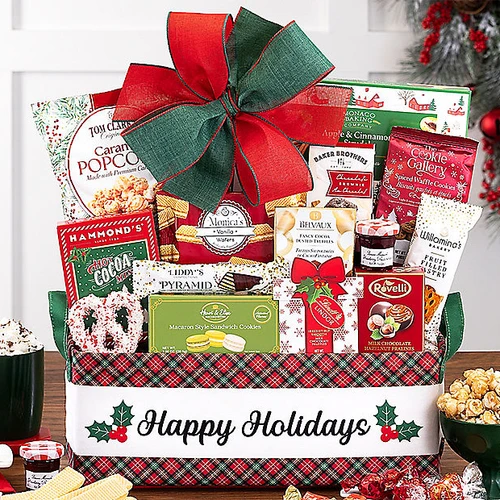 Holiday Indulgence: Christmas Sweets Gift Basket