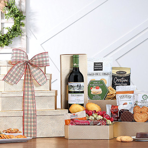 Edenbrook Vineyards Cabernet: Wine Gift Tower
