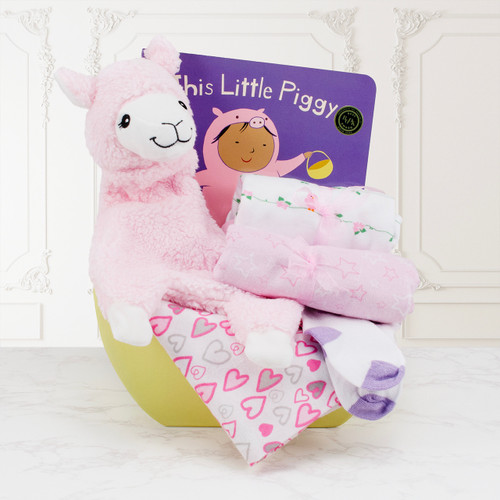 Bedtime Baby: Baby Girl Gift Basket