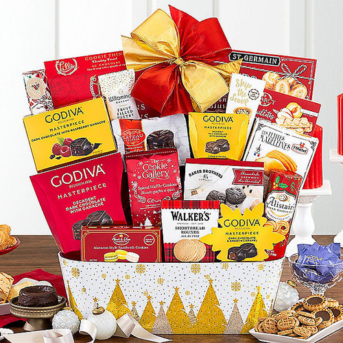 Godiva Holiday Wishes: Chocolate Gift Basket