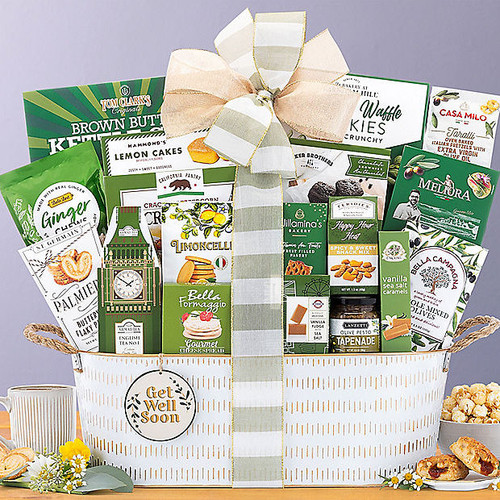 Deluxe Get Well: Get Well Gift Basket