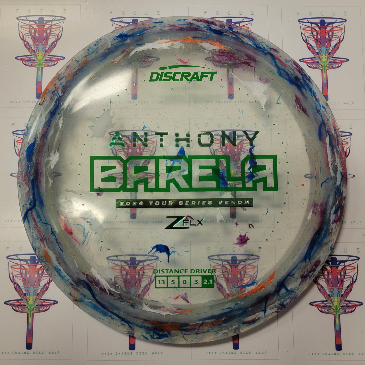 Disque De Golf Discraft Venom (Série Tour Anthony Barela 2024) – Jawbreaker Z FLX, 174g – Neuf