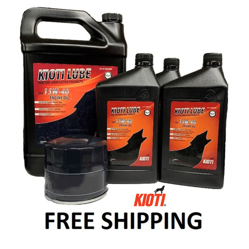 Kioti Engine Oil Change Kit CK, CX, DK, DS, LK-Series Tractors