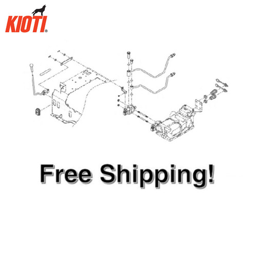 Kioti Second Remote Hydraulic (Detent) Valve  for NS4710, NS5310 & NS6010 Tractors