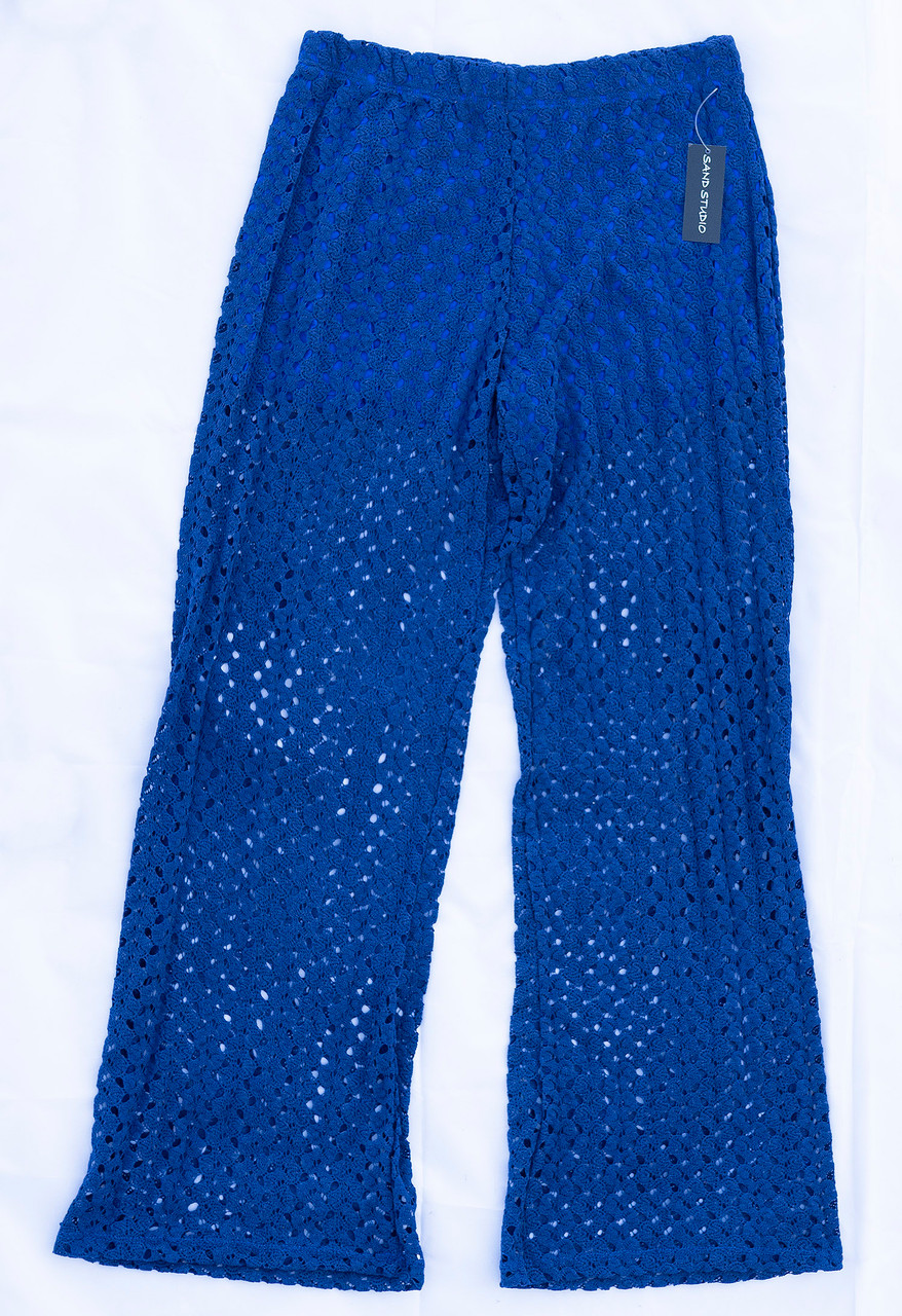 Blue Studio Crochet Women's Pants