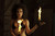 Pair of Stainless Tribal Flame Fire Palm Torches (Set) Knob Grip