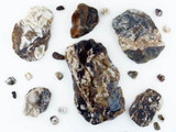 Soft Flex Brioche Agate Polished Slabs & Chips, Approx. 67 Count (Closeout)