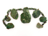 Soft Flex Varied Size Green Jasper Polished Slabs And Chips, 60 Count (Closeout)