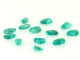 Apx 136 Count  Blue-Green Apatite Polished Chips